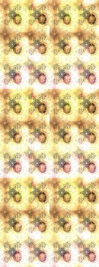 Şatafatlı bahar bahçesi dokusu. Raster illüstrasyonu. Bej renkli çiçek eskizi. Çiçek deseni. Bej renkte çiçekler.