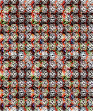 Sevimli çiçek raster deseni. Renkli Yaz Temalı eskiz kalıbı. Düz Çiçek Elementleri Tasarımı. Gri renkli çiçekler.