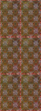 Hediye ambalaj kağıdı, tebrik kartları, posterler ve pankart tasarımı. Raster düz çiçekleri pürüzsüz desen. Kahverengi renkte çiçekler.