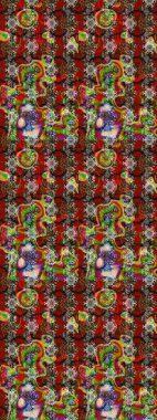 Çiçek desenli eskiz, yaz çiçekleri. Kırmızı renkte çiçekler. Renkli Bahar Teması eskiz kalıbı. Düz Çiçek Elementleri Tasarımı.