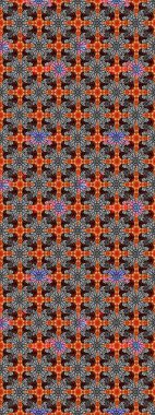 Raster illüstrasyonundaki çiçek desenli çizim. Renkli Bahar Teması eskiz kalıbı. Düz Çiçek Elementleri Tasarımı. Gri renkli çiçekler.