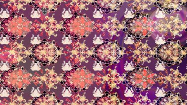 Çiçekli eskiz deseni. Mor renkli çiçekler. Suluboya çizimi. El çizimi.