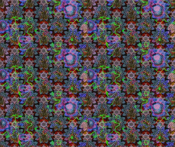 Klasik çiçek desenli. Raster 'ın taze dokusu. Yumuşak pamuk tasarımı. Yumuşak fayans. Paketleme, tekstil, duvar kağıdı için çiçek arkaplanı.