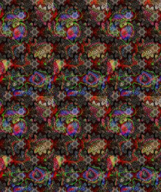 Hint çiçek liyada madalyon deseni. Etnik Mandala süsü. Tekstil, tebrik kartı, boyama kitabı, telefon kılıfı baskı için kullanılabilir. Raster Kına dövme tarzı.