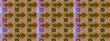 Raster illüstrasyonu. Çiçekli güzel suluboya desen. Kahverengi renklerde.