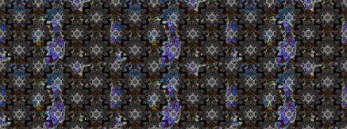 Renkli Bahar Teması eskiz kalıbı. Düz Çiçek Elementleri Tasarımı. Raster..