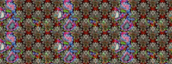 Gri renkli çiçekler. Tropik çiçek desenleri. Raster illüstrasyonu.