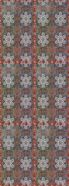 Ethnic Mandala ornament. Can be used for textile, greeting card, coloring book, phone case print. Indian floral paisley medallion pattern. Raster Henna tattoo style.