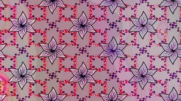 Yumuşak, bahar çiçekli arka plan. Çiçekli karalama şeklinde Raster çiçek deseni. Tarafsız renklerde çiçekler.