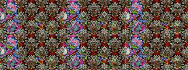 Gri renkli çiçekler. Tropik çiçek desenleri. Raster illüstrasyonu.