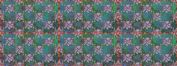 Çiçekli karalama şeklinde Raster çiçek deseni. Yumuşak, bahar çiçekli arka plan. Yeşil ve gri renkte çiçekler.