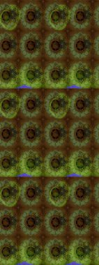 Çiçekler, dallar, bitkiler ve çiçekler. Raster illüstrasyonu. Güzel kumaş deseni. El çizimi.