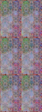 Çiçekli yaz çiçekleri. Küçük çiçekte güzel bir desen. Küçük renkli çiçekler. Moda baskıları için zarif bir şablon. Motley illüstrasyonu. Çizim.