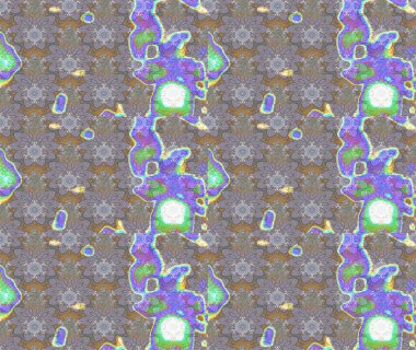 Renkli Bahar Teması eskiz kalıbı. Raster Modaya uygun kumaş deseni. Gri renkli şirin çiçek deseni. Düz Çiçek Elementleri Tasarımı.