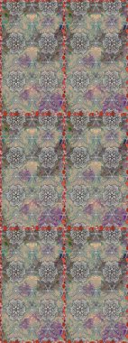 Küçük çiçekteki sevimli çiçek deseni. Gri renkli çiçekler.