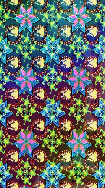 Yumuşak, bahar çiçekli arka plan. Mavi renkli çiçekler. Raster çiçek desenli ve çiçekli..