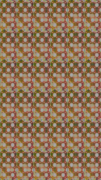 Raster illüstrasyonu. Kusursuz çiçek deseni duvar kâğıdı olarak kullanılabilir. Kahverengi ve gri renkte çiçekler.