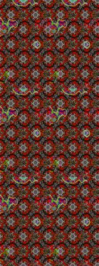 Çiçekli ipek eşarp. El çizimi çiçek unsurları olan soyut çizim raster deseni. 1950-1960 motifleri. Retro tekstil tasarım koleksiyonu. Gri üzerine gri.