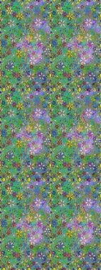 Raster güzel kumaş deseni. Soyut zerafet çiçek arka plan ile seamless modeli.