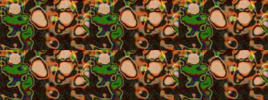 Kahverengi renkte yaz çiçekleri. Küçük çiçekteki sevimli çiçek deseni. Raster deseni. Raster illüstrasyonu.