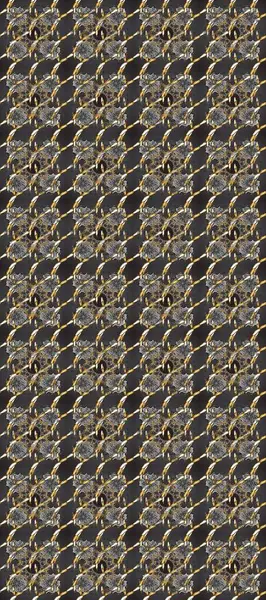 Raster altın pürüzsüz desen. Arkaplan, kumaş, altın duvar kağıdı. Düz elle çizilmiş klasik koleksiyon. Altın desenli gri, kahverengi ve bej rengi altın elementlerle.