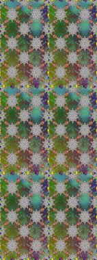 Küçük çiçekteki sevimli çiçek deseni. Raster illüstrasyonu. Güzel kumaş deseni. Güzel karalama çiçekleri olan kusursuz çiçek deseni..