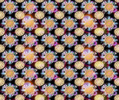 Fantezi çiçekli eskiz deseni, doğal duvar kağıdı, çiçek desenli kıvrım çizimi. Paisley el çizimi elementler. Ev dekoru.