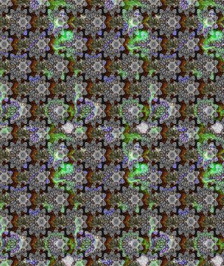 Çiçekli bahar çiçekleri. Moda baskıları için zarif bir şablon. Küçük çiçekte güzel bir desen. Küçük renkli çiçekler. Motley illüstrasyonu.