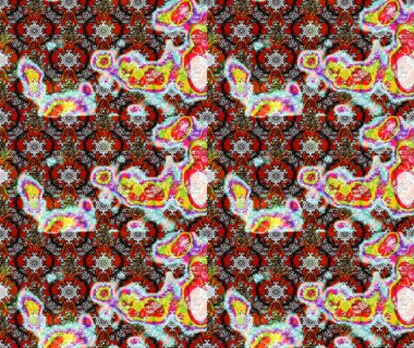 Raster resim. Çiçek desenli çiçek ve yaprakları ile. Sevimli küçük çiçek desenle.