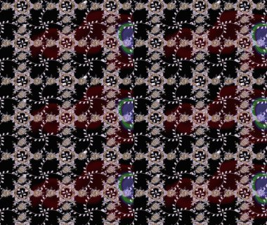 Eskiz modeli etnik tasarım. Çiçekleri, deniz kabukları, mandalaları ve suluboya efektleriyle donanma geçmişi. Yatak çarşafları, ceket, paket tasarımı, kumaş ve moda kavramları için tekstil baskısı.