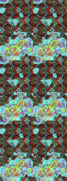 Arkaplan dokusu, duvar kağıdı, mavi renkli çiçek teması. Kabile sanatı boho baskısı, klasik çiçek arkaplanı. Soyut etnik raster çizim kalıbı.