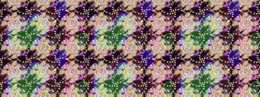 Bej renkli çiçekler. Sevimli çiçek raster deseni. Düz Çiçek Elementleri Tasarımı. Renk Bahar Teması eskiz şablonu.