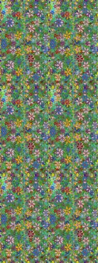 Güzel suluboya çiçek buketi pürüzsüz desen.