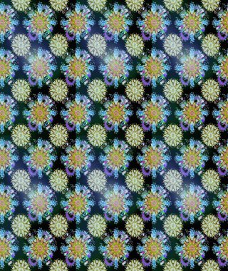 Moda baskısı. Çiçeğin suluboya çizimlerinin mükemmel deseni. Suluboya desensiz çiçek buketi. Ton halinde. Dekorasyon ve tasarım için güzel desen.