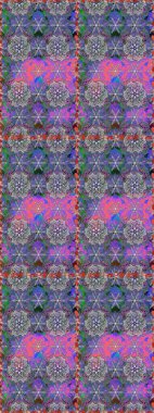 Mor ve nötr renklerde çiçekler. Hediye ambalaj kağıdı, tebrik kartları, posterler ve pankart tasarımı. Raster düz çiçekleri pürüzsüz desen.