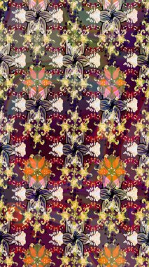 Nazik romantik baskı. Tatil havası. Bahar mevsimi. Raster güzel bir çiçek deseni çiziyor..