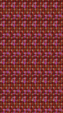 Dallı bahar çiçekleriyle desen, kahverengi renklerle çiçek siluetiyle desen. Raster deseni.