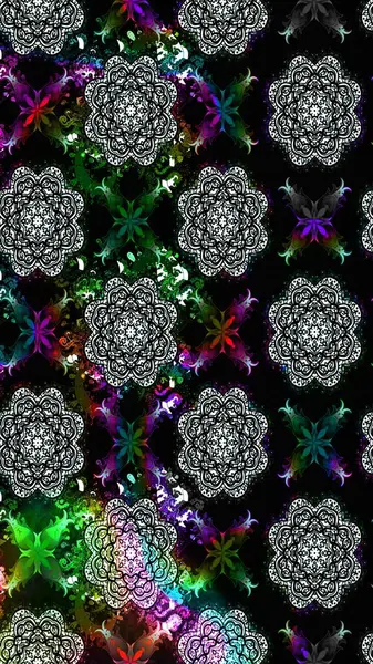 Oldukça eski bir besin torbası deseni, küçük siyah renkte, çiçekler. Millefleur 'lar. Tekstil, kumaş, kapaklar, duvar kağıtları, baskı, paket, koleksiyon defteri, örgü, dekupaj için çiçek arkaplanı..