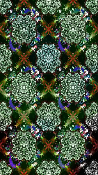 Raster illüstrasyonundaki çiçek desenli çizim. Siyah renkli çiçekler. Renkli Bahar Teması eskiz kalıbı. Düz Çiçek Elementleri Tasarımı.