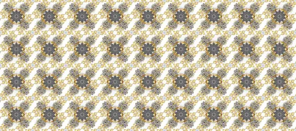 Parlak dantel, stilize çiçekler, şal desenli. Raster. Kusursuz altın desenli bukleler. Doğulu arabeskler. Hassas altın desen. Tarafsız, gri ve bej renklerde altın elementlerle kusursuz desen.