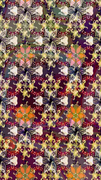 Nazik romantik baskı. Tatil havası. Bahar mevsimi. Raster güzel bir çiçek deseni çiziyor..