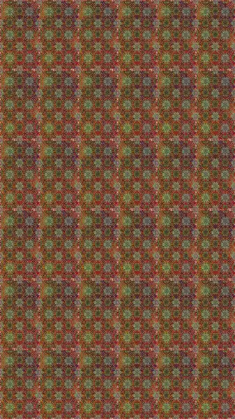 Motley illüstrasyonu. Küçük çiçekte güzel bir desen. Kahverengi ve yeşil çiçekli bahar çiçekleri. Küçük renkli çiçekler. Moda baskıları için zarif bir şablon.