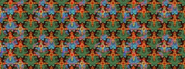 Bahar çiçekleriyle güzel bir çiçek deseni çizmişsin. Raster illüstrasyonu. Güzel kumaş deseni.