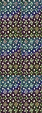 Raster illüstrasyonu. Raster çiçekleri klasik tarzda çizilmiş. Yumuşak, bahar çiçekleri mor renklerde. Çiçekli yumuşak çizim deseni.