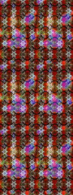 Çiçekli bahar çiçekleri. Küçük çiçekte güzel bir desen. Küçük renkli çiçekler. Moda baskıları için zarif bir şablon. Motley illüstrasyonu. Çizim.