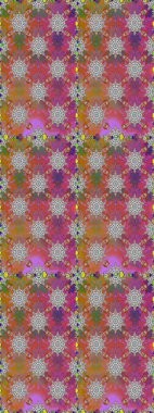 Tomurcukları çiçek olan sevimli bir çiçek deseni. Kusursuz bir geçmişi var. Raster. Raster illüstrasyonu. Kumaş, tekstil, duvar kağıdı baskısı için. Antika retro tarzı.