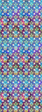 Raster illüstrasyonu. Tekstil veya kitap kapakları, imalat, duvar kağıtları, baskı, hediye paketi ve yapıştırma kitabı için çiçek eskizi geçmişi. Küçük ölçekli çiçeklerdeki basit sevimli desen.