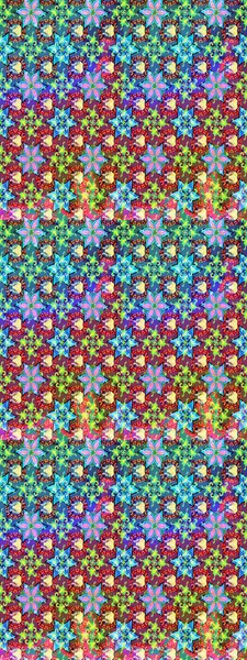 Mavi renkli çiçekler. Kumaş desenli papatya çiçekleri ayrıntıları.