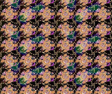 Raster Güzel kumaş deseni. Çiçek arkaplan ile soyut zarafet çizim deseni.