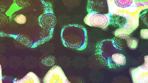 Çiçekli karalama şeklinde Raster çiçek deseni. Kahverengi renkli çiçekler. Yumuşak, bahar çiçekli arka plan.